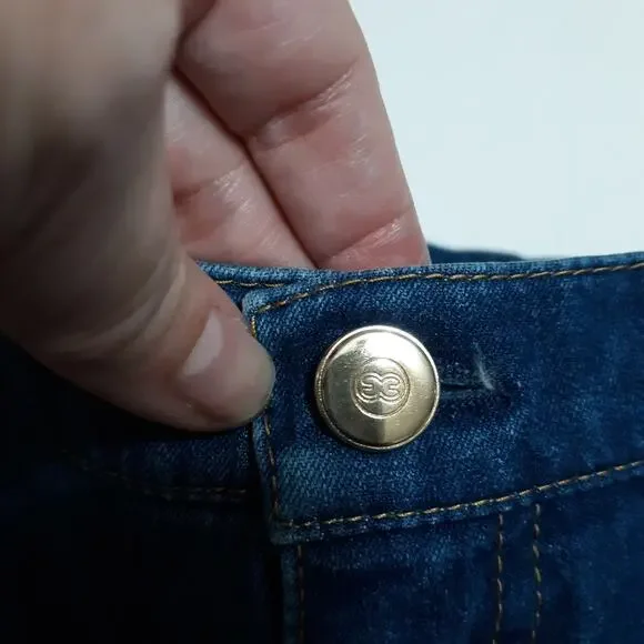 Escada vintage embroidered mom jeans sz 27 waist unique custom rare - Picture 11 of 15